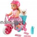 Little Mommy Learn To Ride Doll   565906274